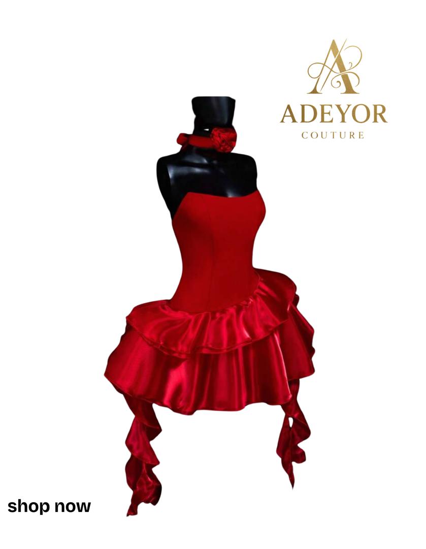The Scarlet Flamenco Couture Dress