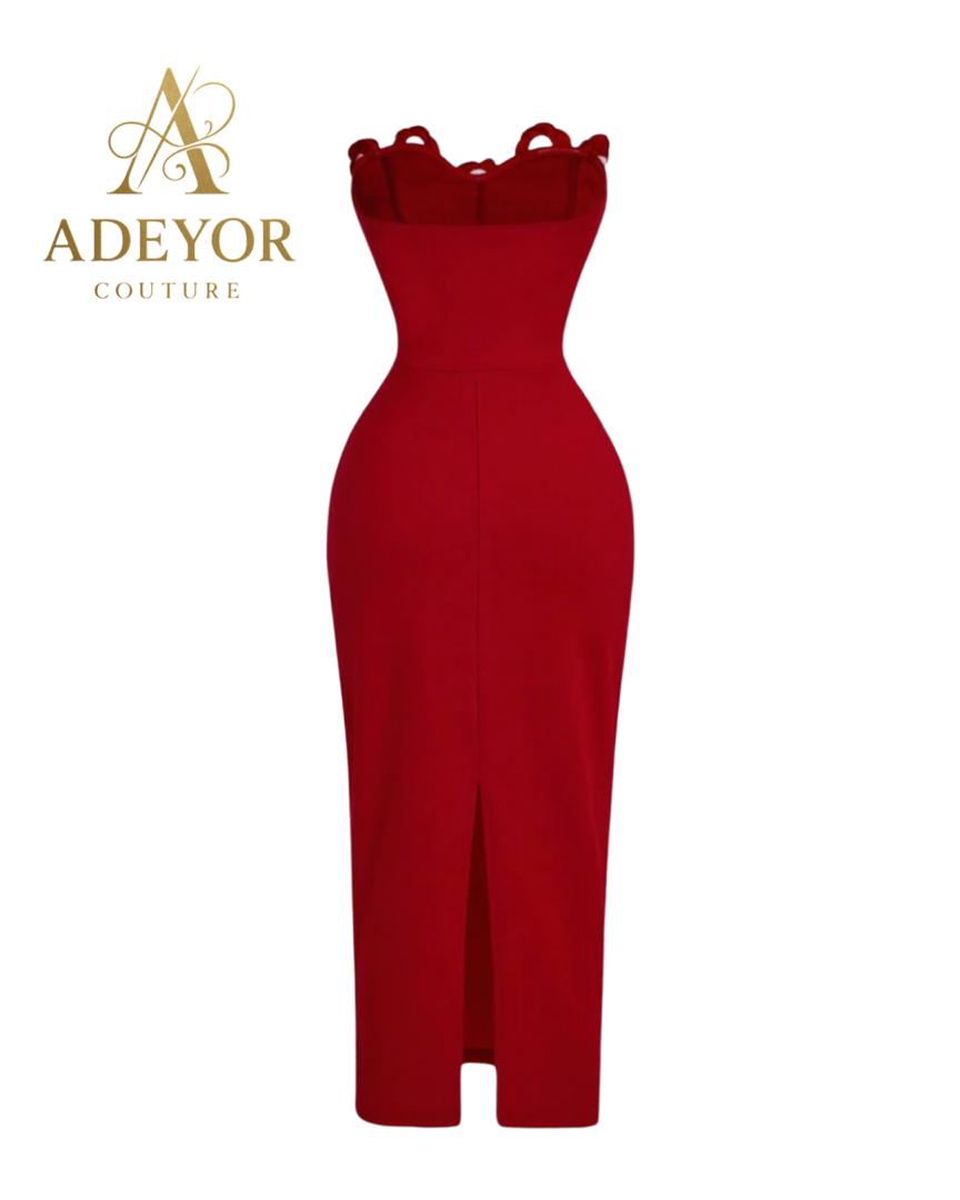 The Crimson Rose Corset Gown