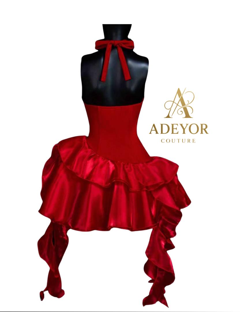 The Scarlet Flamenco Couture Dress