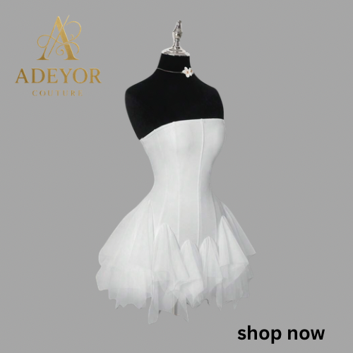 Elegant corset mini dress