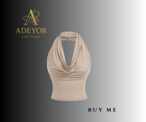Luxe Drape Halter Top